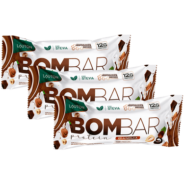 BOMBAR® Protein Barra de Proteína 40g Sabor Gianduia - 3 unidades - Lauton
