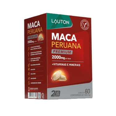 Maca Peruana Premium - 2000mg - 60 Comprimidos | Lauton Nutrition